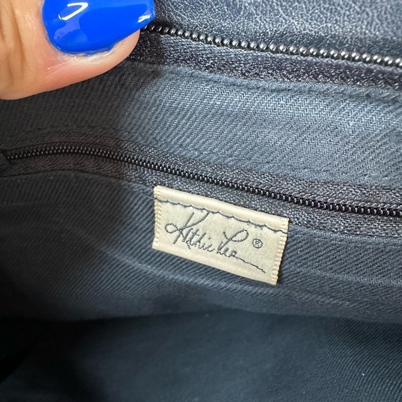 Kathie Lee Collection Authentic Vintage Leather Shoulder Bag/Purse with Pockets - Picture 6 of 14